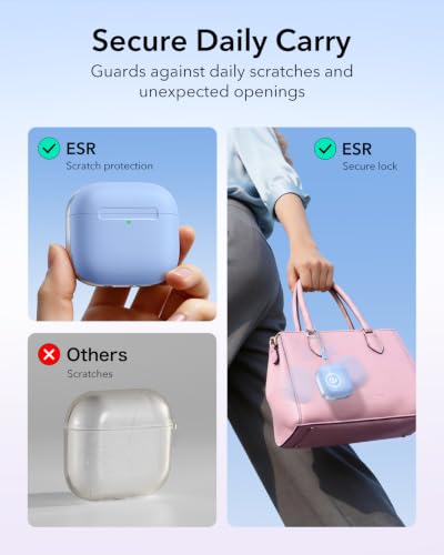 Image of ESR for AirPods 4 Gen Case, Compatible with MagSafe, Light Blue