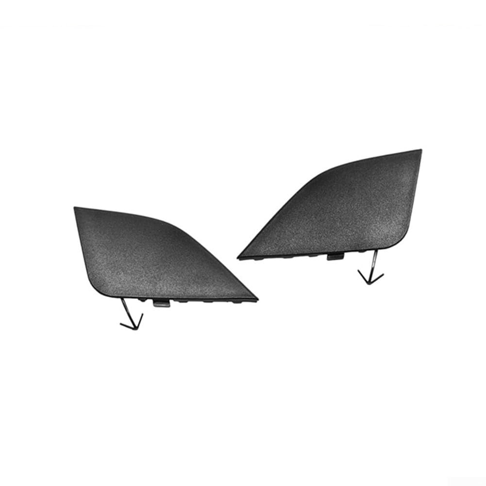 Cubierta de Gancho de Remolque para Parachoques Delantero para Toyota RAV4 2016-2018 - Plástico ABS Negro sin Pintar, reemplaza 53286-0R080 y 53285-0R080, Ajuste Directo