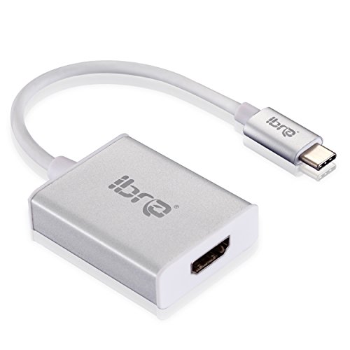 IBRA USB C to HDMI Adapter, USB 3.1 Type C (Thunderbolt 3 Compatible) to HDMI Adapter (4K) for Galaxy S8 / S8 Plus