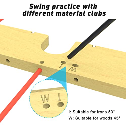 Golf Swing Trainer With 3 Packs Portable Detachable Golf Alignment Training Sticks, Golf Alignment Training Aid For Improve Your Swing, Swing Correction Practice For Chipping, Driving And Hitting #TOP4
