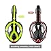HOVNEE Máscara de Buceo,Máscara Snorkel Máscara para Buceo 180 ° tecnología panoránica,...