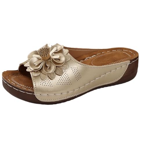 Orthopedic Sandals For Women Arch Support Dressy Fashion Orthotic Slides Athletic Slip On Orthopedic Slippers Flip Flops With Comfortable Arch Support