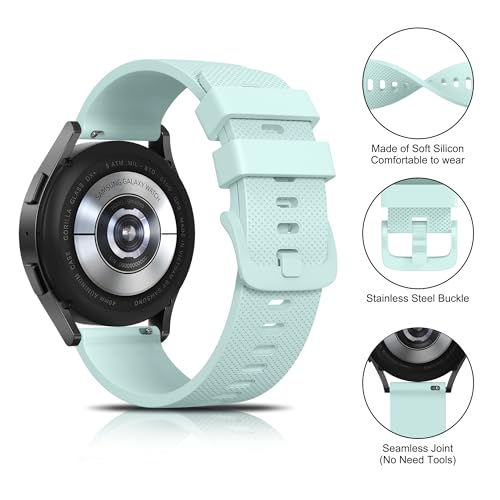 3 correas de silicona 20mm para Garmin Forerunner y Vivoactive miniatura 3