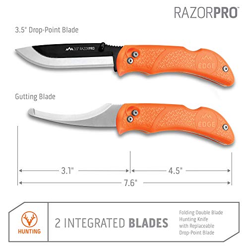 Outdoor Edge 2813-0090 Razorpro - Double Blade Folding Hunting Knife thumb #3