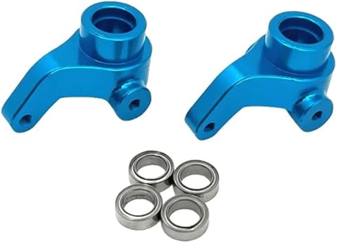 Metal Upgrade Front Steering Block Cup Compatible with Hyper Go MJX 10303 10304 110 Scale RC High Speed RC Car, Metal Upgrade and Modification Parts, Part Number P10234B Sky Blue
