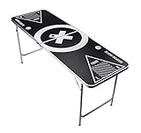 inkl. Ballhalter und 6 Bälle Beer Pong Tisch - Audio Table Design - 6 ft Beer Pong Table inkl. 6 Bälle und Regelwerk
