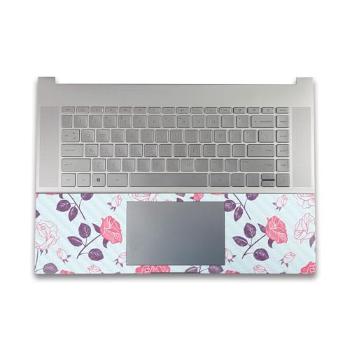 Image of Carbon Fiber Gaming Skin Compatible with HP Envy x360 16 inch (2023) - Vintage Floral - Premium 3M Vinyl Protective Wrap Decal Cover - Easy to Apply | Crafted in The USA by MightySkins