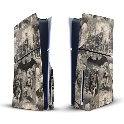 Autocollant Batman PS5 Slim vinyle DC Comics skin protection console de jeu PlayStation 5