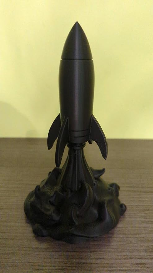 3D CRAFT 3D Printed Mini Rocket Toy Model for Kids | Space Theme Decorative Rocket | Non-Electric Educational Toy | Creative Desk Showpiece | Durable Plastic Rocket for Boys & Girls 2