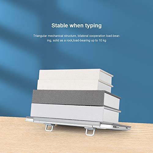 Image of Nillkin Bolster Portable Stand for Your Laptop /MacBook /Mobile Zinc Alloy Hard Heavy Duty Folding Movable Black Color