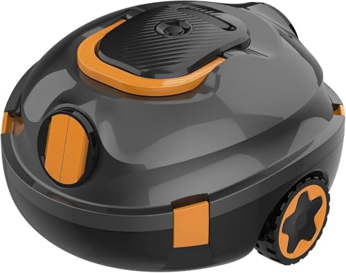 MEDOXA Robot de Piscine sans Fil, aspirateur de Piscine Automatique, 120 Minutes d'autonomie, stationnement Automatique, léger, Puissant Robot pour Piscine...