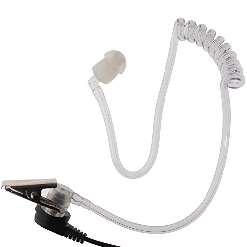 Tenq 5Pack 1 Pin Covert Acoustic Tube Earpiece Headset For Motorola Walkie Talkie Two Way Radio 1Pin #TOP3