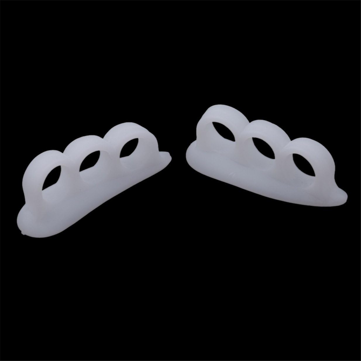 4 x silikonowe żelowe separatory palców hallux valgus ochraniacze na przednią część stopy