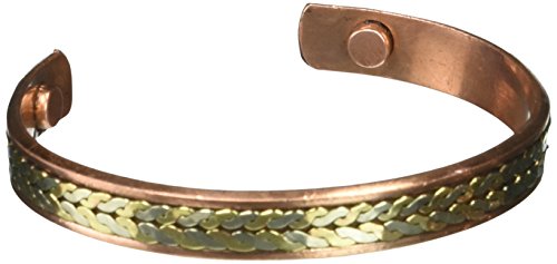 COPPER MAGNETIC BRACELETS Elegant Copper Magnetic Bracelet, 0.02 Pound