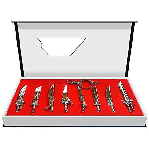 Weapon Sword Keyblade Full Set Keychain Collector Gift Set of 8 in a Box Cover