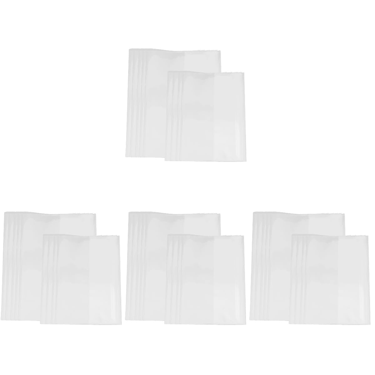 DOITOOL 80 Stck. Teiliges Transparentes Buchschutzfolie Selbstklebende Reißfeste Buchhülle für Schulbücher und Verschleißfest Klarer Bucheinband für Einfachen Schutz und Sichtbarkeit