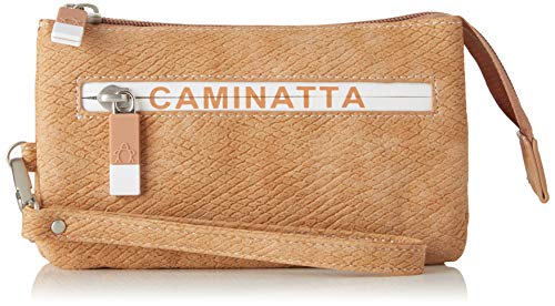 ctta caminatta S1012, Monedero para Mujer, Marrón (Camel), 4x10x17 cm (W x H x L)