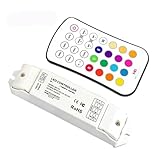 M3-3A Mini LED RGB Light Strip Controller 3A 3-Channel Receiver Touch Remote Control DC12V-24V 3Ax3CH(M6 M3-3A)