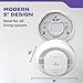 Kidde Smoke and Carbon Monoxide Detector, AA Battery Powered with LED Status Lights, 85 dB Alarm, 5 inches, 30CUDR, 1 Pack