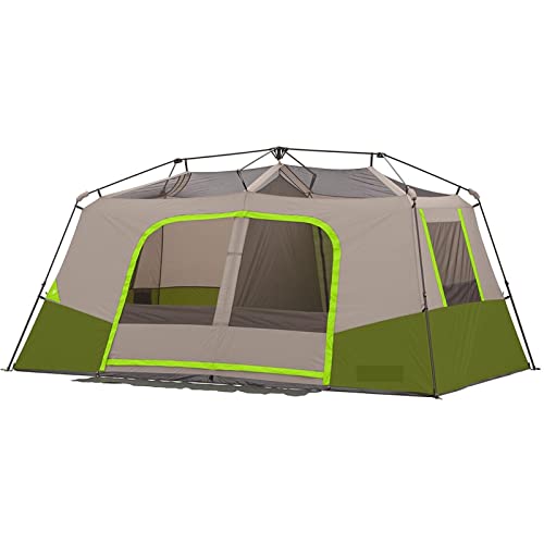 Carpa cabaña para camping al aire libre color naranja miniatura 3