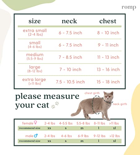 Cat Harness, Collar & Leash Set - Escape Proof Adjustable Choke Free Velcro Harness Vest for Walking Cats & Kittens… - Image 6