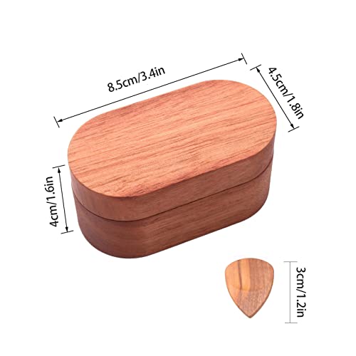 Support de boîte de médiators de guitare, médiators de guitare en bois de forme ovale en bois comprenant 3 médiators en… - Les Beatles, Paul McCartney, John Lennon, RIngo Starr, George Harrison Support de boîte de médiators de guitare, médiators de guitare en bois de forme ovale en bois comprenant 3 médiators en… – Image 6