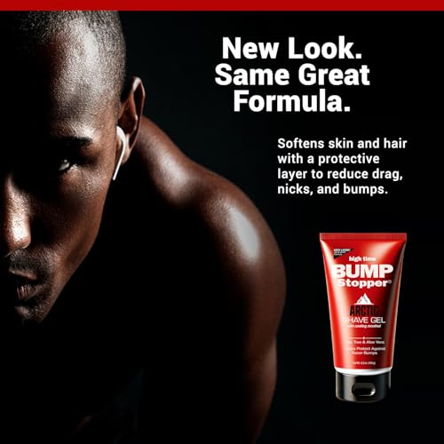 High Time Bump Stopper Shave Gel W/Aloe& Tea Tree Oil 5.3oz