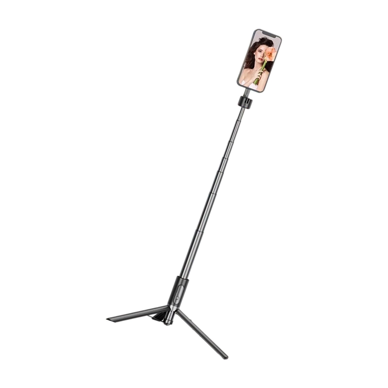 Instanti Attaccare Selfie Stick Treppiedi 3200 Gauss Cicli chiusi Leggero Rotazione 360 Creatori di contenuti Strumento a sgancio rapido Treppiedi per telefono Supporto