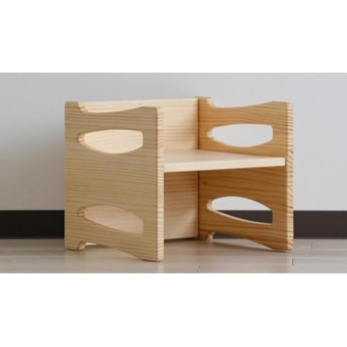 形を変えて、ずっと使える木製の子供イス 33.5×33×30cm 2.5kg