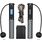 Springseil-multifun Springseil mit Zähler,Verwickelungsfreies Speed Rope Mit Kugellagern,Workout-Jump Rope,Profi Sport,Springseil für Erwachsene, für HIIT, Boxen, Abnehmen für Kinder und Erwachsene