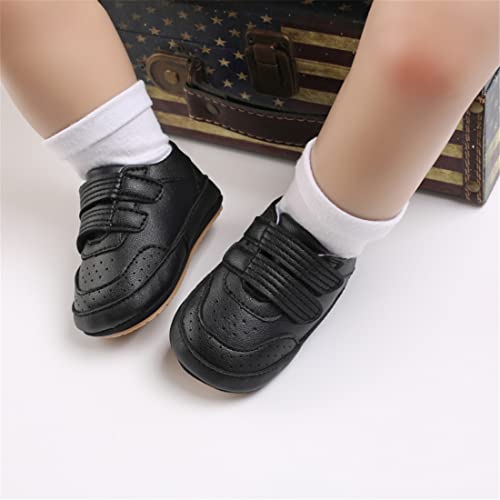 Image of E-FAK Baby Shoes Boys Girls Infant Sneakers Non-Slip Rubber Sole Toddler Crib First Walker Shoes