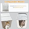 Activated Charcoal Filters Refills for Modkat Flip Litter Box, Odor Filters for Modkat XL Litter Box (6 Pack)