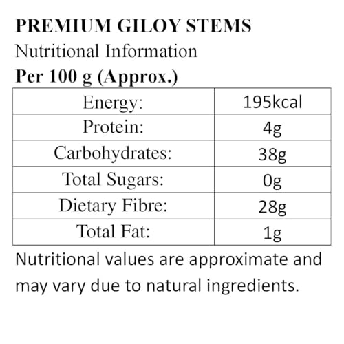 Image of Pure Premium Giloy Stems 200g | Natural & Chemical-Free Raw Cut Tinospora Cordifolia | Immunity Booster, Blood Purifier & Daily Ayurvedic Wellness Herb | Pack of 2