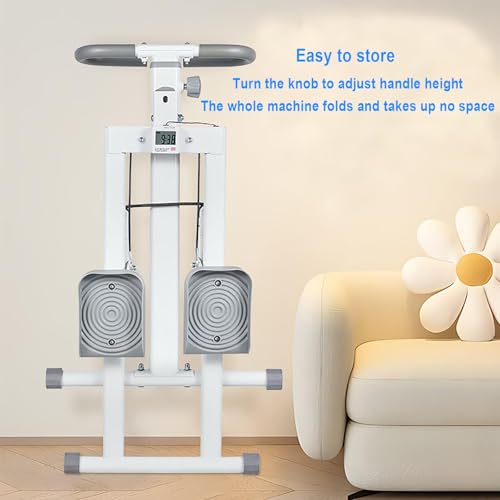 Stair Stepper, Steppers for Exercise Workout for Home Gym, Compact Foldable Stairmaster, Step Machine Vertical Stair Climber with 300LBS Loading Capacity, LCD Screen, Adjustable Handlebars - Image 6