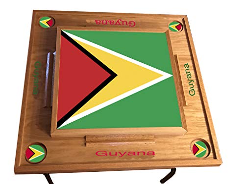 Black Friday - 80% OFF latinos r us Guyana Flag Domino Table