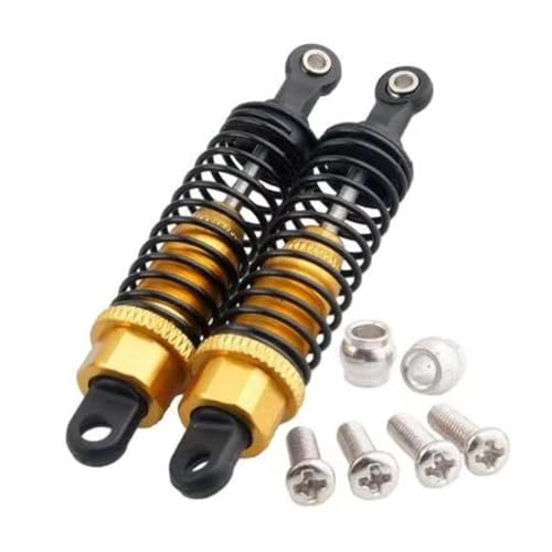 Amortisseurs RC en aluminium anodisé jaune pour Himoto E18XBL, pièces de rechange 1/18