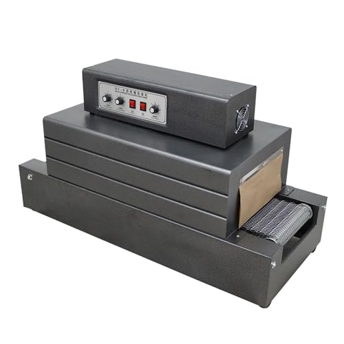 WYDDDARY Shrink Wrap Machine Mesh Type Heat Shrink Packaging Machine Electric Tunnel Packaging Equipment for POF PVC (12X6inch Max Shrink Size) 220V