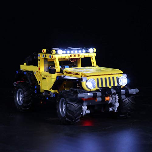 LIND Led Beleuchtungsset für Lego 42122 Technic Jeep Wrangler 4x4, Licht Set Kompatibel Mit Lego 42122 Bauset - Nicht…