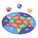 Milisten 1 Satz Großes Klebe Dartboard Set für Lustiges Wurfspiel für Indoor und Outdoor für...
