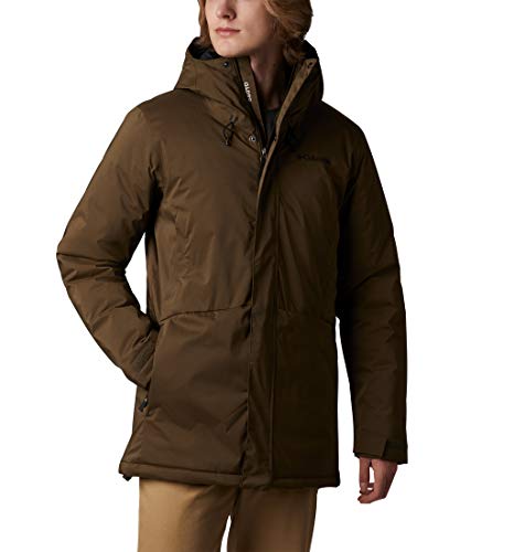 Columbia Northbounder Turbodown Parka, Hombre, Verde (Olive Green Heather), L