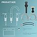 TRUSTMI 8-Inch Widespread Brushed Gold Bathroom Faucet 3 Hole, 2-Handle Gold Vanity Sink Faucet Bathroom with Swivel Spout, Include Overflow Drain and cUPC Supply Lines