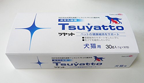ニチニチ製薬 ペット用 濃縮乳酸菌サプリメント ツヤット ソフト顆粒 FK-23乳酸菌3000億個 30g 1.0g×30包