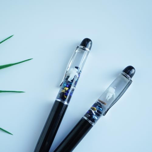 Image of Astronaut Space Funny Pens Cute Floater Floating Liquid Writing Journaling Office Pen Unique Gift For Women Men