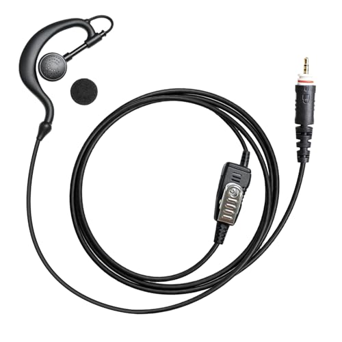 Auricular walkie talkie con micrófono PTT de 1 pin para solucionar los cortes de comunicación en radio