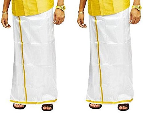 Silk Dhoti/Wedding Mundu/Veshti/Lungi 