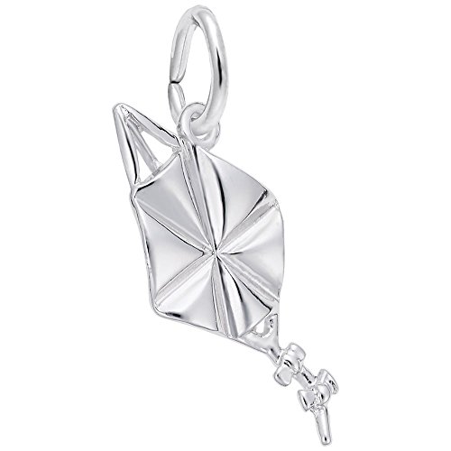 Rembrandt Charms Sterling Silver Kite Charm (21 x 9.5 mm)