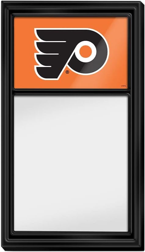 The Fan-Brand NHL Philadelphia Flyers: Dry Erase Note Board - Sports Team Bar Sign Décor: Home, Dorm, Garage, Office, Fan Cave