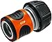 Price comparison product image Gardena AquaStop 19 mm (3/4 inch): Connectors with AquaStop, for Hose Ends, Powergrip, gripped Grip, Simpler Change, Packed (18214-20)