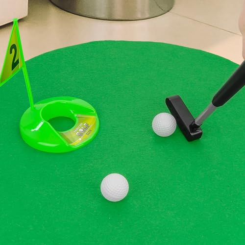 Jeu de Mini-putt pour les Toilettes Potty Putter - 2