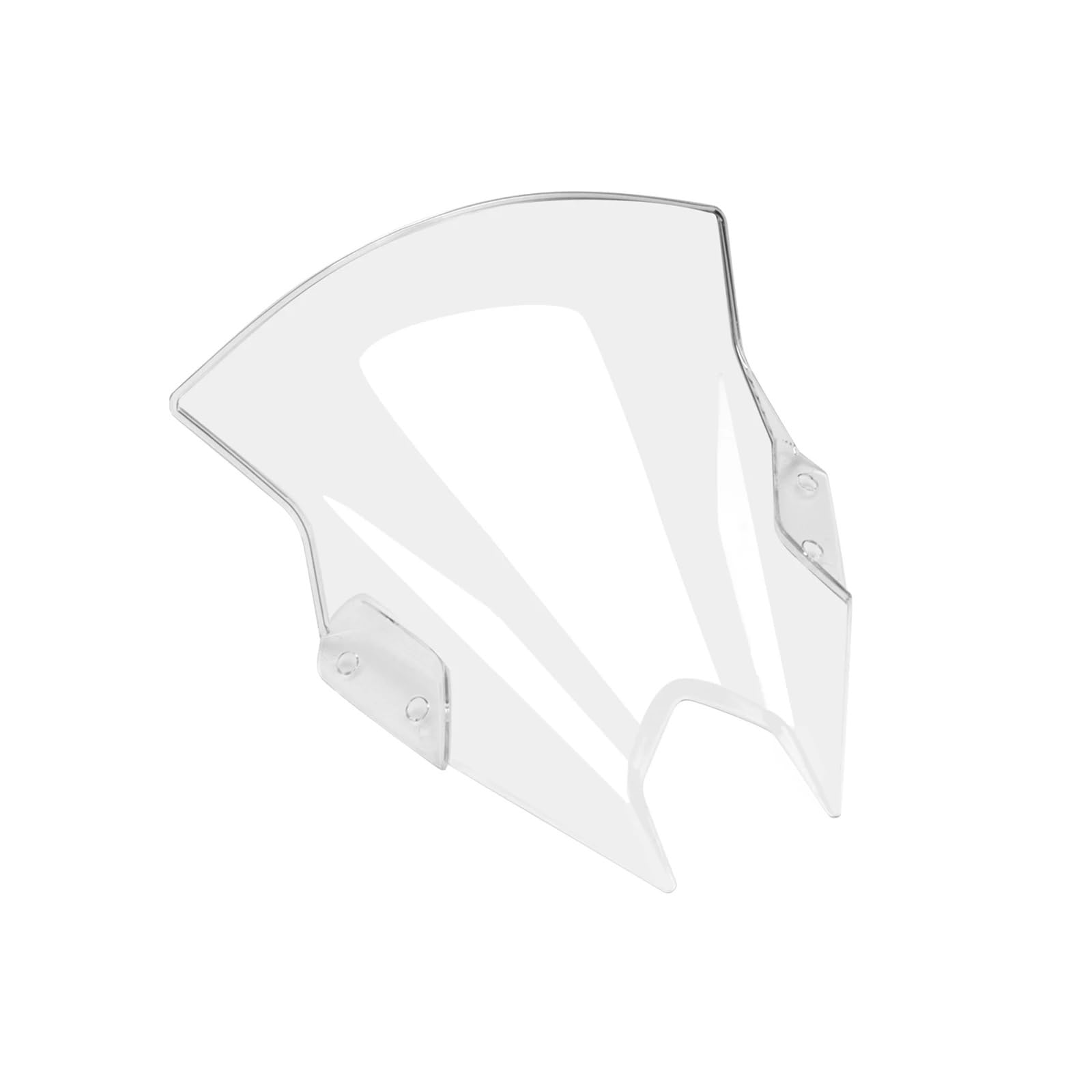 Pasuje do Kawasaki NINJA 500 SE NINJA500 2024 Podwójna szyba przednia z osłoną przeciwwietrzną i deflektorem motocyklowym(Transparent)
